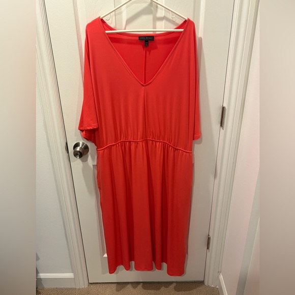 Lane Bryant Coral Midi Dress - Picture 3 of 7